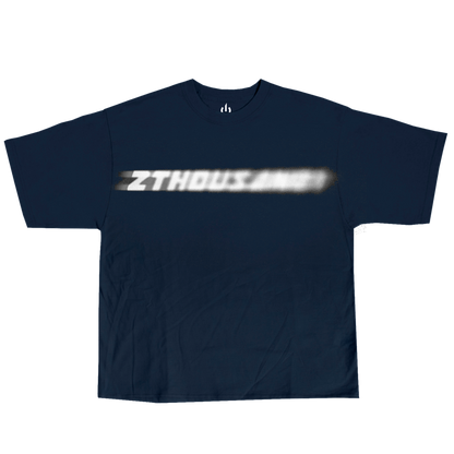 Smudge Tee // NAVY GREY