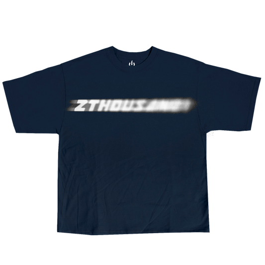 Smudge Tee // NAVY GREY