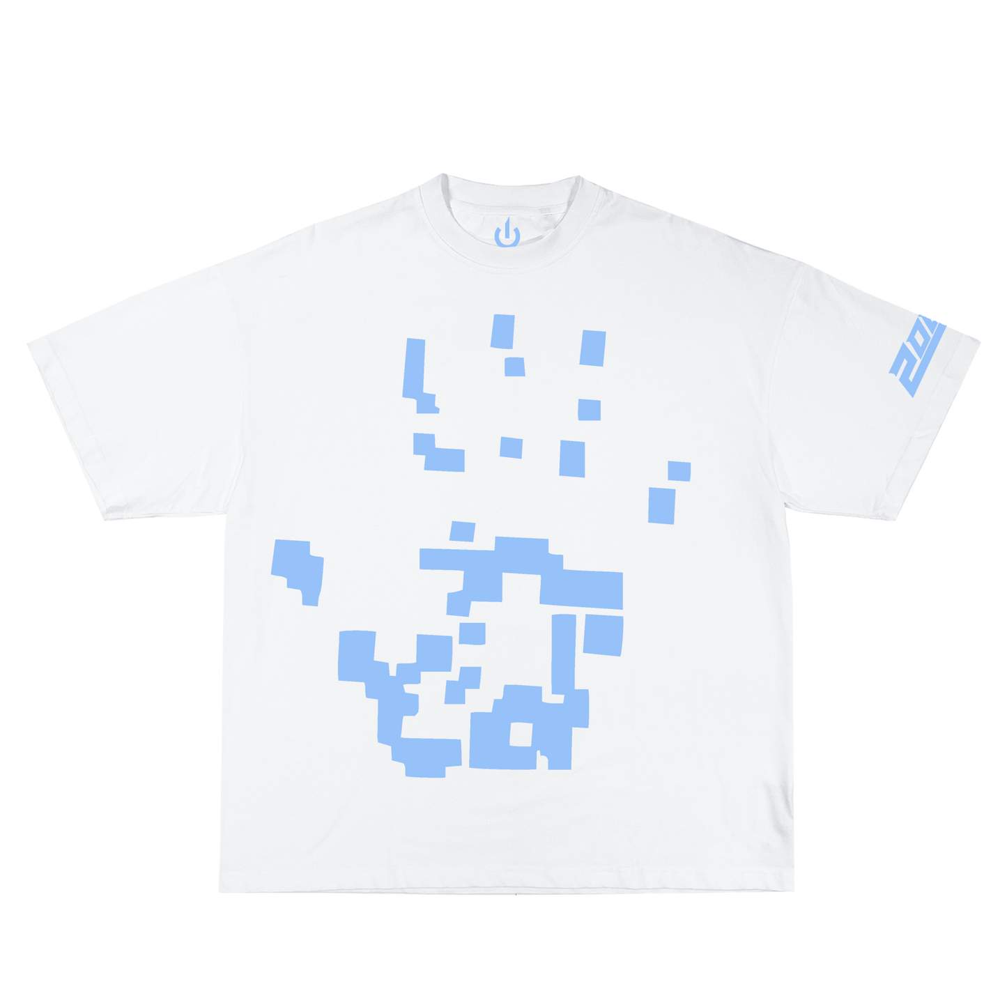 Digi Print Tee // ICE BLUE