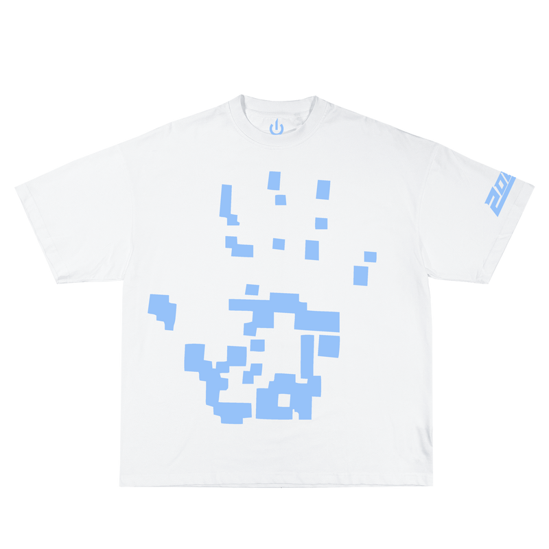 Digi Print Tee // ICE BLUE