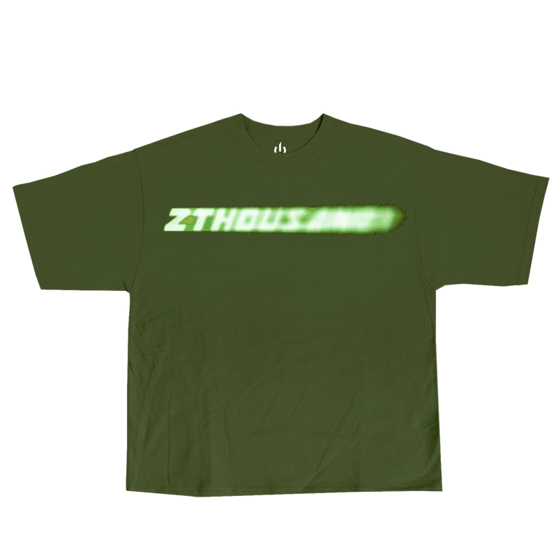 Smudge Tee // GREEN